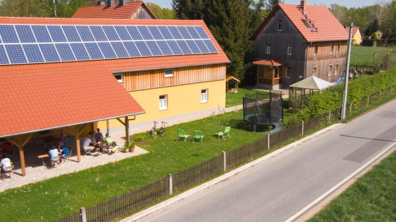 Ferienhof Olbasee Kleinsaubernitz Buitenkant foto